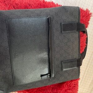 Denim Black Gucci Tote